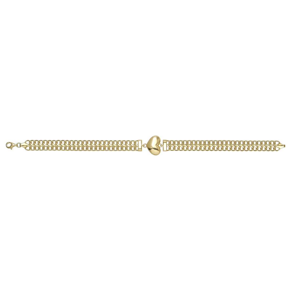 Solid gold braided bracelet, 8.94 g — shown square on a plain background.
