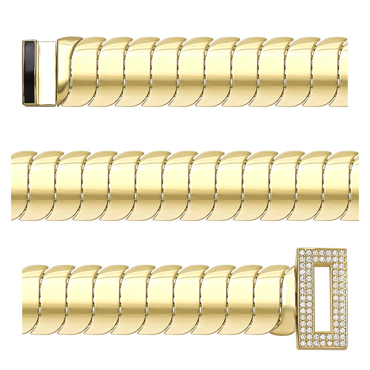 Solid gold braided bracelet, 17.85 g — shown in three rows across the frame.