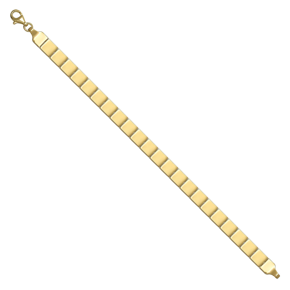 Solid gold id bracelet, 8.95 g — shown at an angle across the frame.