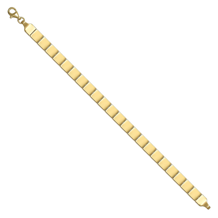 Solid gold id bracelet, 8.95 g — shown at an angle across the frame.