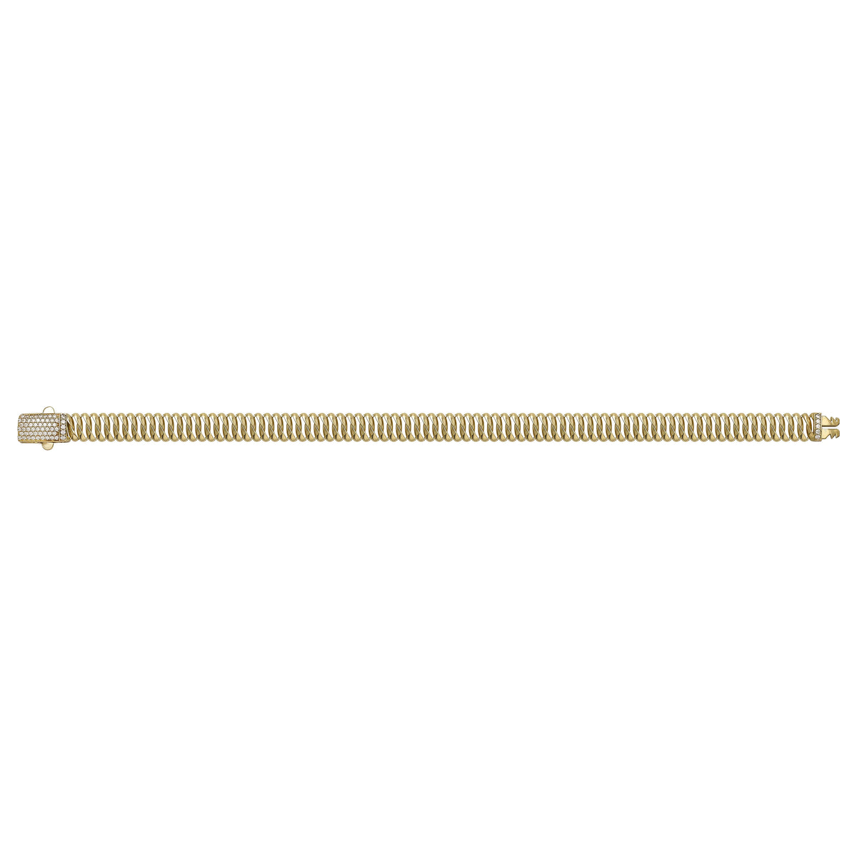 Solid gold braided bracelet, 12.05 g — shown square on a plain background.