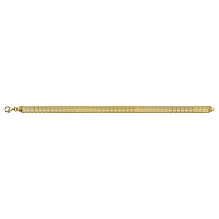 Solid gold id bracelet, 11.65 g — shown square on a plain background.