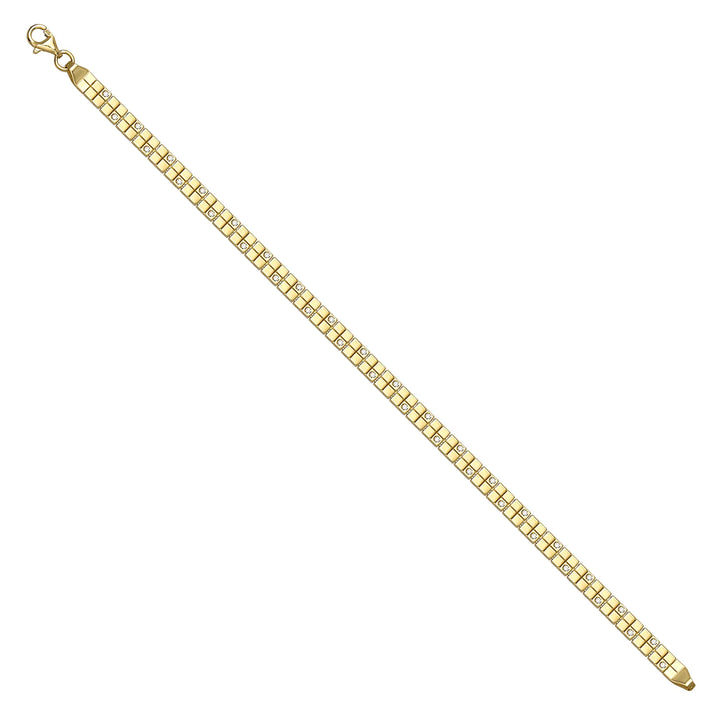 Solid gold id bracelet, 7.00 g — shown at an angle across the frame.
