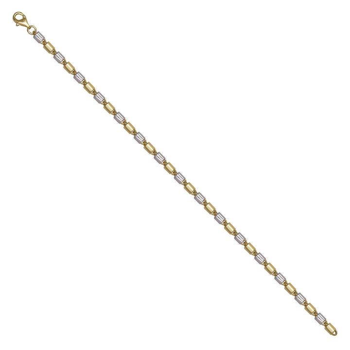 Solid gold bead bracelet, 4.92 g — shown at an angle across the frame.