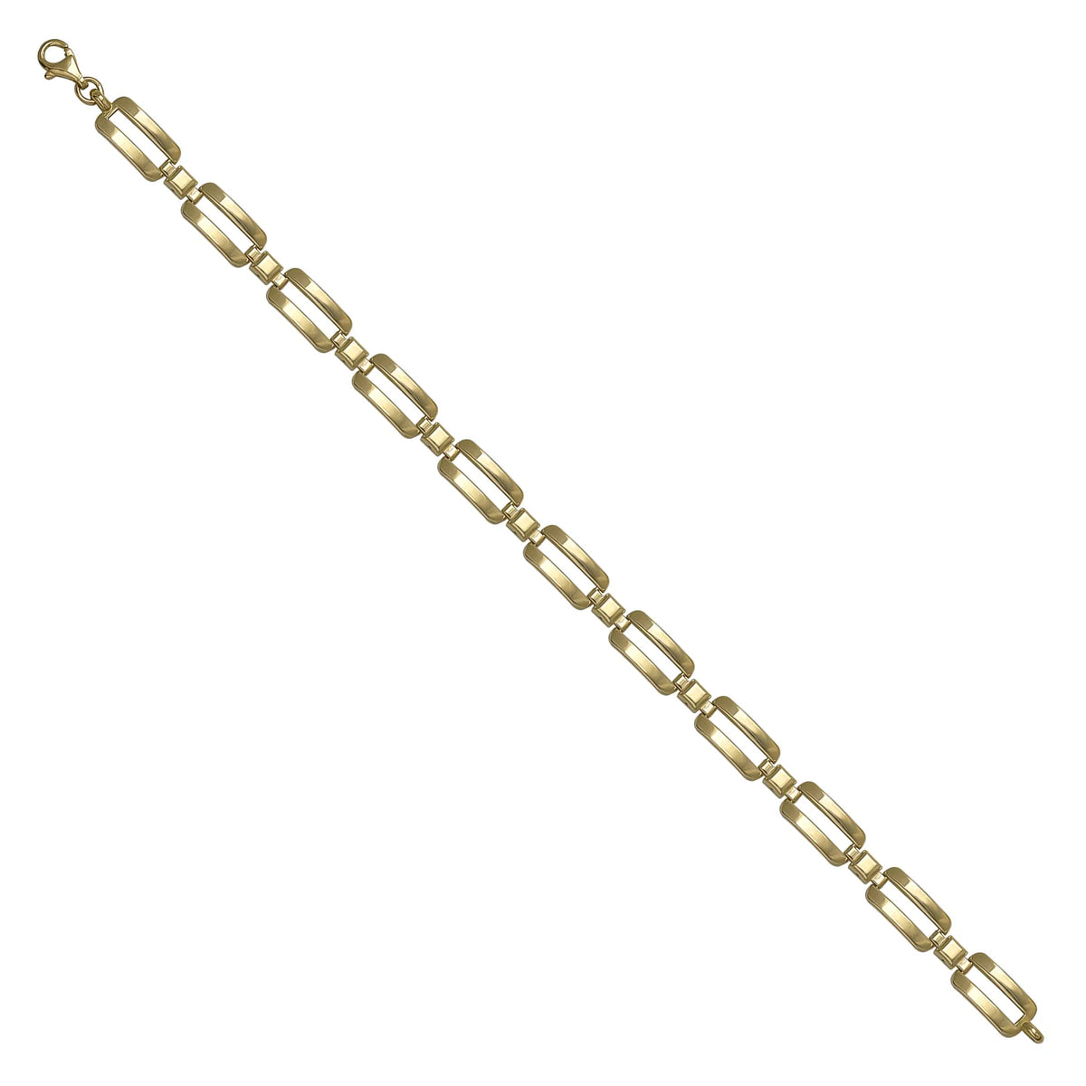 Solid gold id bracelet, 8.60 g — shown at an angle across the frame.