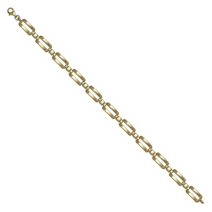 Solid gold id bracelet, 8.60 g — shown at an angle across the frame.