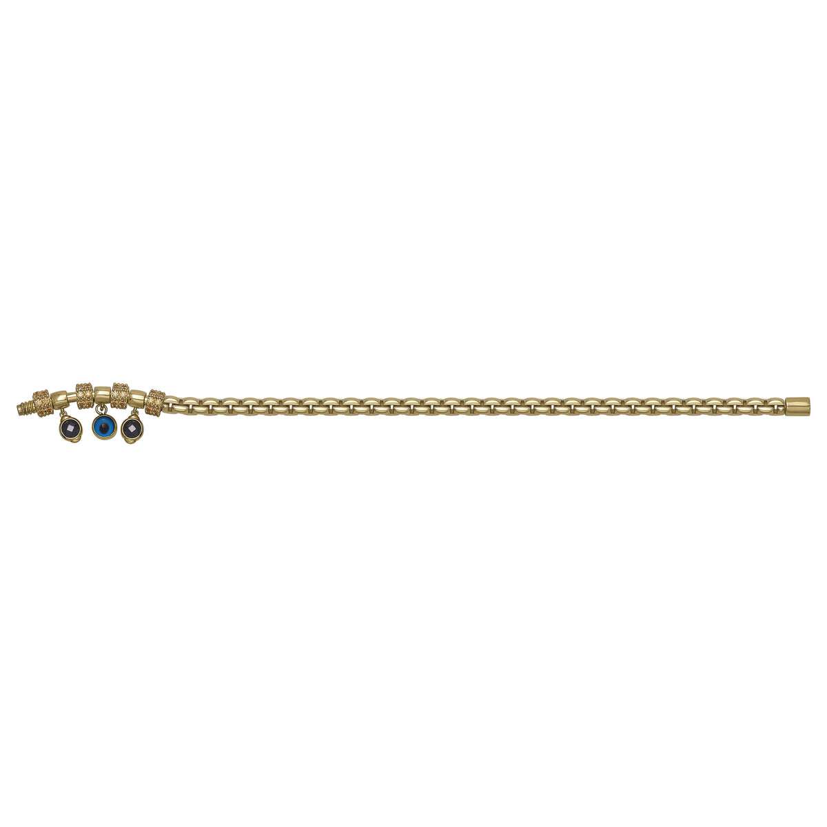 Solid gold fancy link bracelet, 13.36 g — shown square on a plain background.