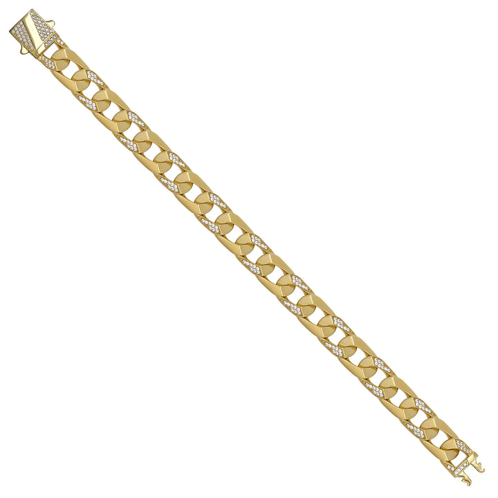 Solid gold mariner bracelet, 16.69 g — shown at an angle across the frame.