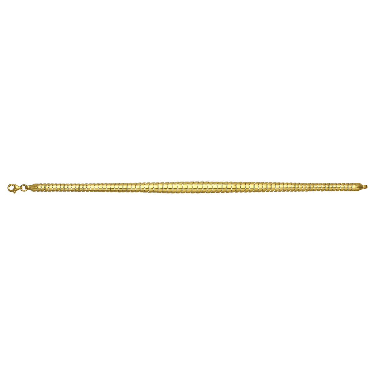 Solid gold braided bracelet, 5.90 g — shown square on a plain background.