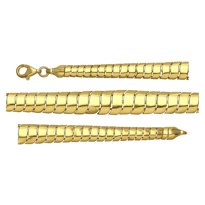 Solid gold braided bracelet, 7.30 g — shown in three rows across the frame.