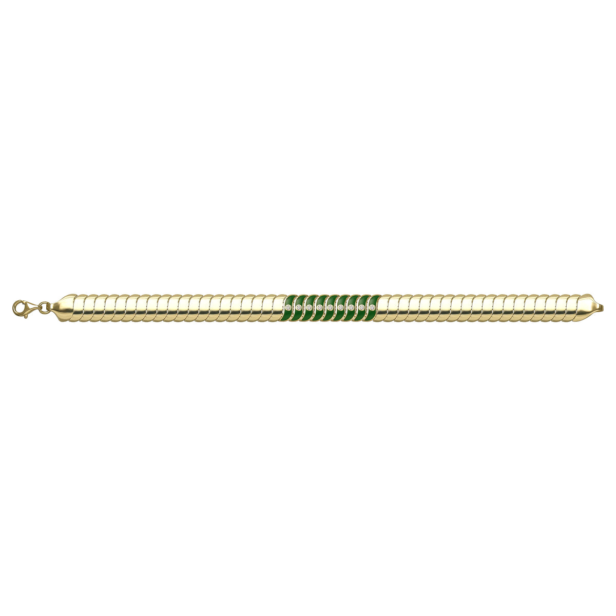 Solid gold braided bracelet, 11.67 g — shown square on a plain background.