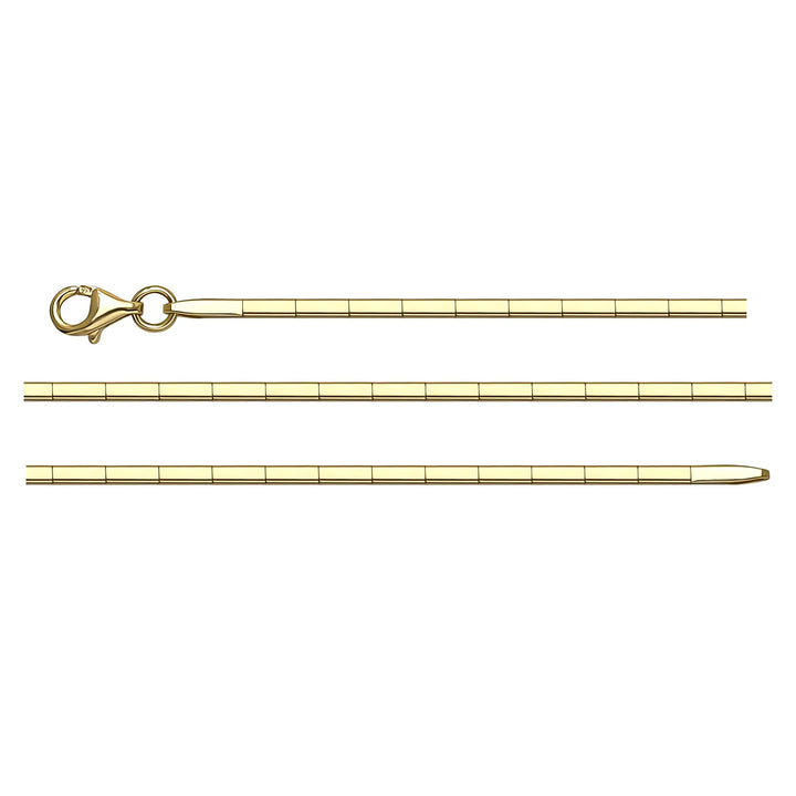 Solid gold bar link bracelet, 2.96 g — shown in three rows across the frame.