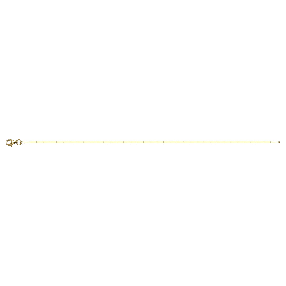 Solid gold bar link bracelet, 2.96 g — shown square on a plain background.