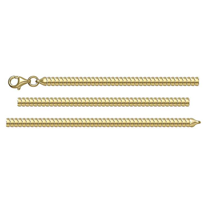 Solid gold braided bracelet, 3.85 g — shown in three rows across the frame.