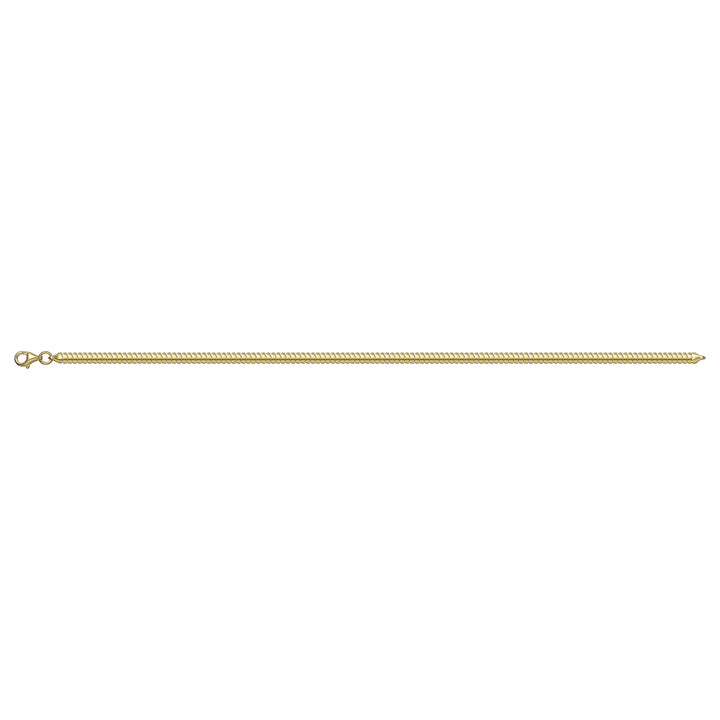 Solid gold braided bracelet, 3.85 g — shown square on a plain background.