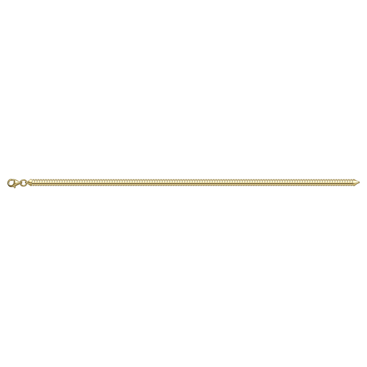 Solid gold braided bracelet, 4.60 g — shown square on a plain background.