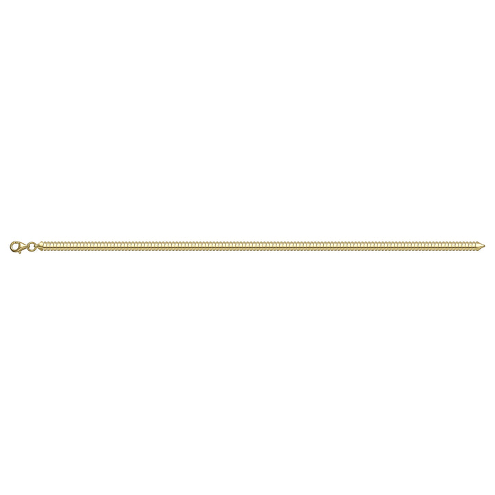 Solid gold braided bracelet, 4.60 g — shown square on a plain background.