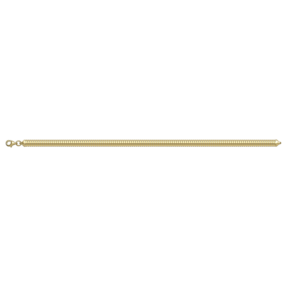 Solid gold braided bracelet, 5.60 g — shown square on a plain background.