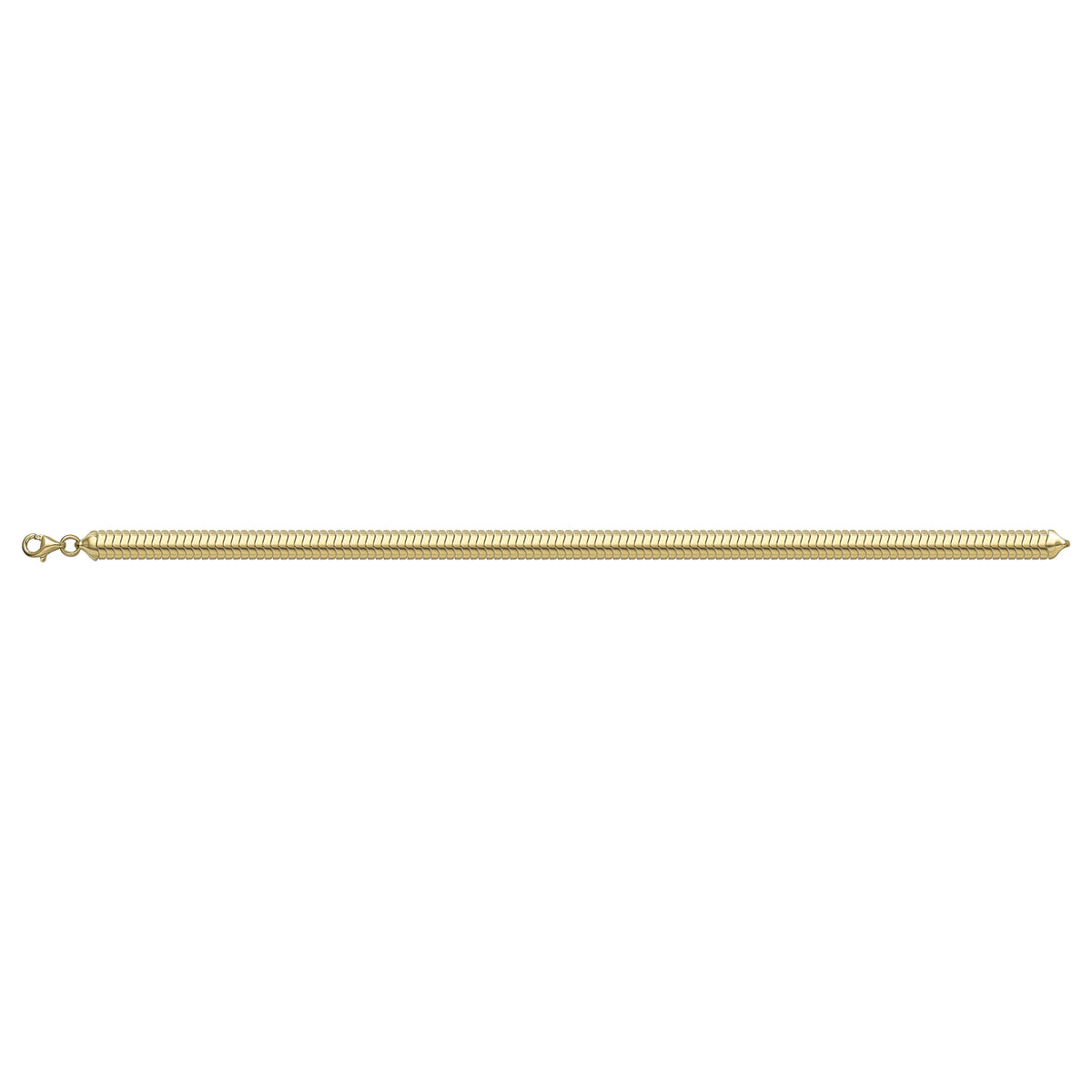 Solid gold braided bracelet, 5.95 g — shown square on a plain background.