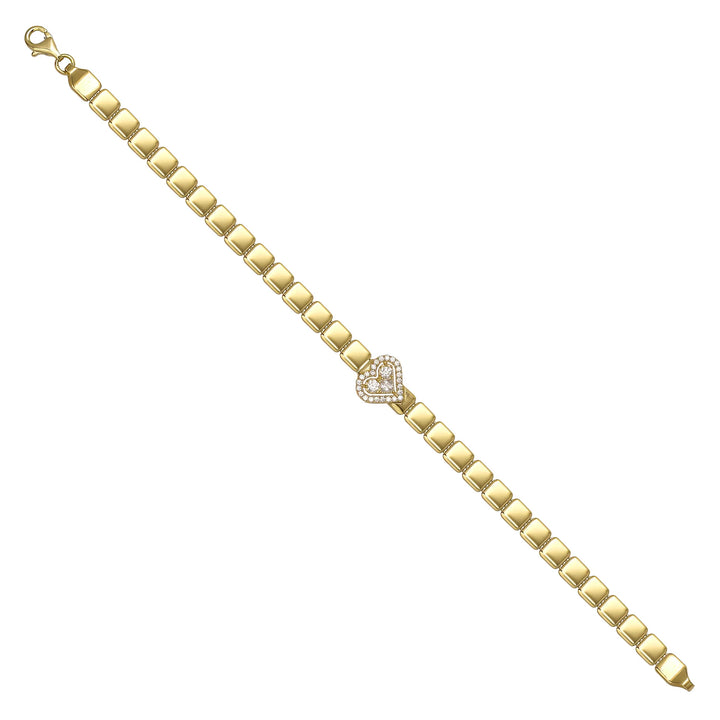 Solid gold id bracelet, 5.90 g — shown at an angle across the frame.