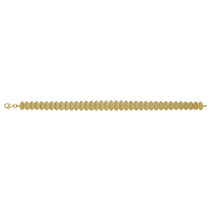 Solid gold id bracelet, 8.15 g — shown square on a plain background.