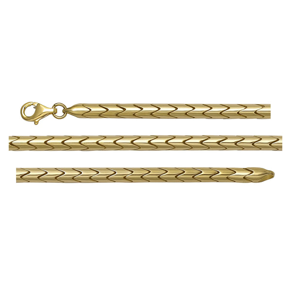 Solid gold herringbone bracelet, 8.55 g — shown in three rows across the frame.