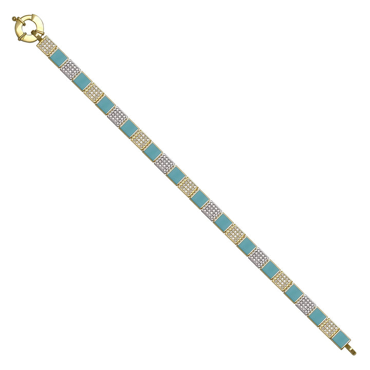 Solid gold id bracelet, 10.95 g — shown at an angle across the frame.