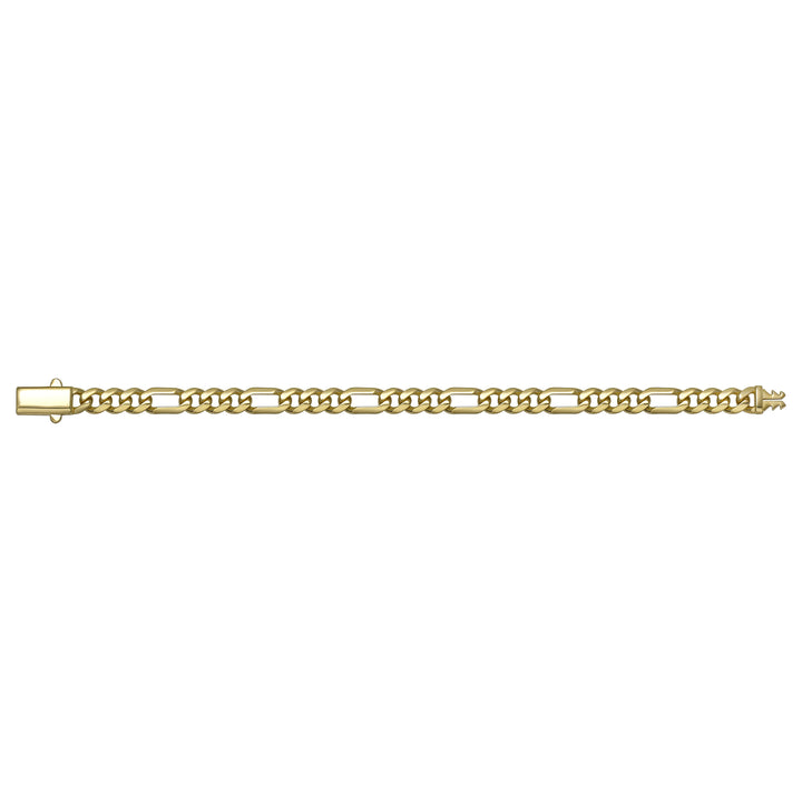 Solid gold curb bracelet, 8.65 g — shown square on a plain background.