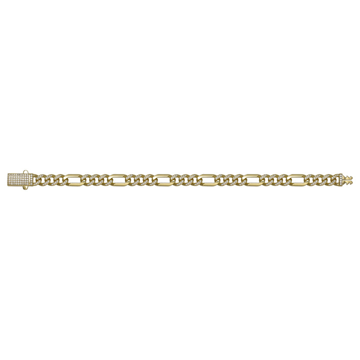 Solid gold curb bracelet, 10.05 g — shown square on a plain background.