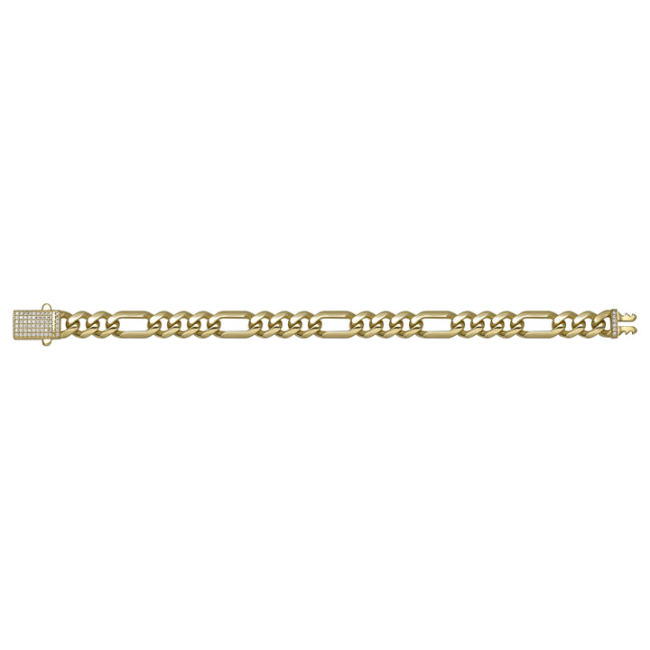 Solid gold curb bracelet, 11.65 g — shown square on a plain background.