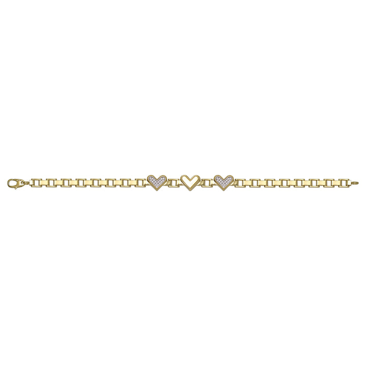 Solid gold mariner bracelet, 8.20 g — shown square on a plain background.
