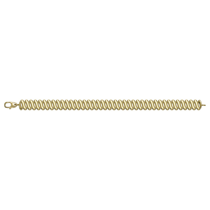 Solid gold braided bracelet, 7.70 g — shown square on a plain background.