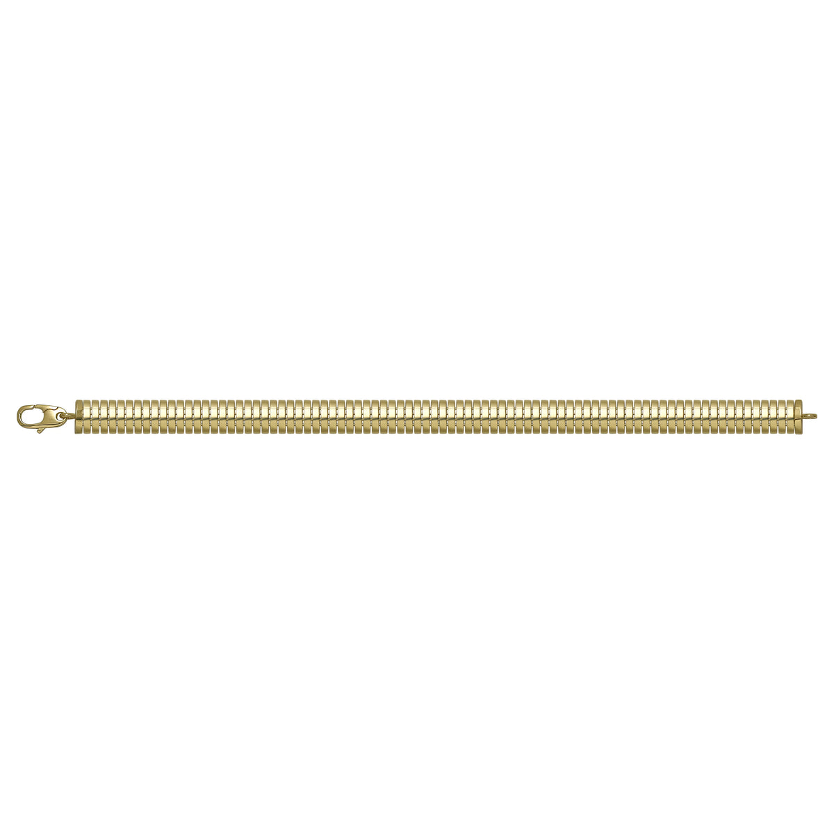 Solid gold braided bracelet, 10.85 g — shown square on a plain background.