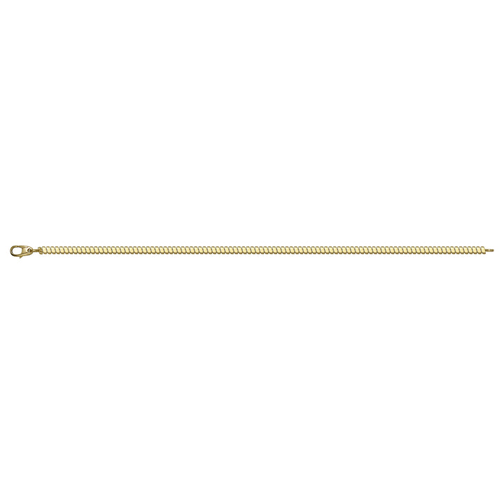 Solid gold braided bracelet, 4.15 g — shown square on a plain background.